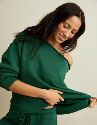 AE On a Roll Off-the-Shoulder Sweatshirt from American Eagle - $64.95