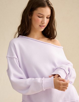 AE On a Roll Off-the-Shoulder Sweatshirt