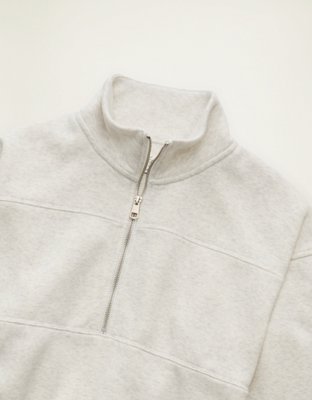 AE Everyday Luxe Quarter-Zip Sweatshirt