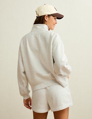 AE Everyday Luxe Quarter-Zip Sweatshirt
