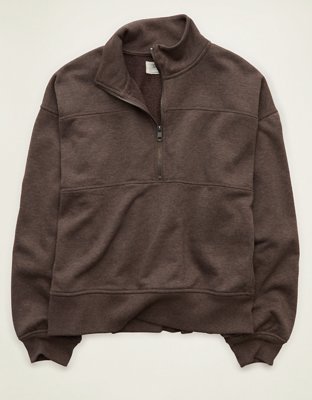AE Everyday Luxe Quarter-Zip Sweatshirt