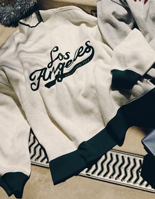 AE Everyday Luxe Mock Neck Sweatshirt