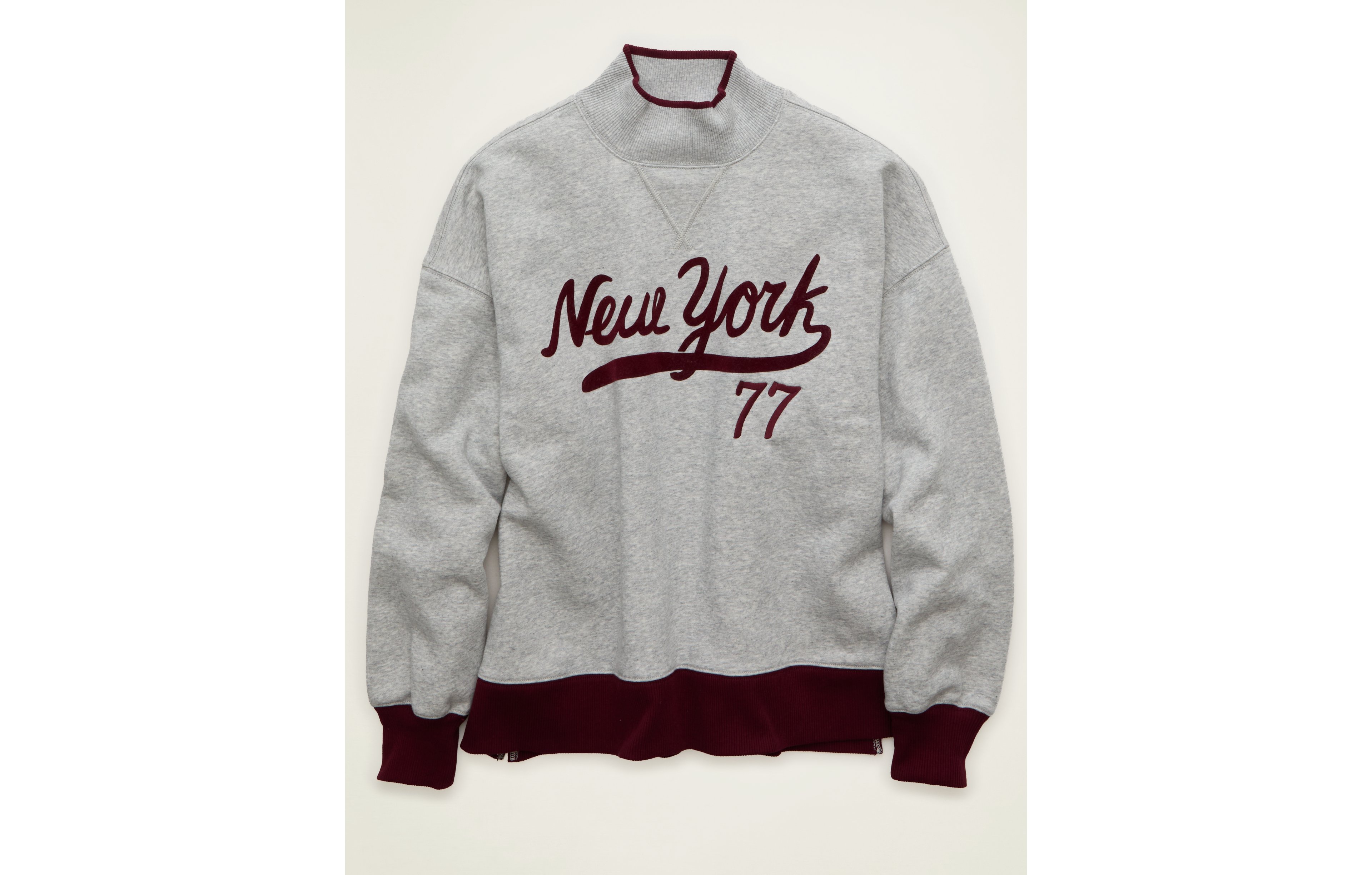 AE Everyday Luxe Mock Neck Sweatshirt