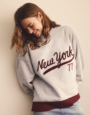 AE Everyday Luxe Mock Neck Sweatshirt