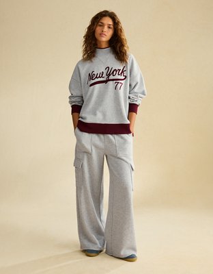 AE Everyday Luxe Mock Neck Sweatshirt