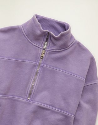 AE Everyday Luxe Quarter-Zip Sweatshirt