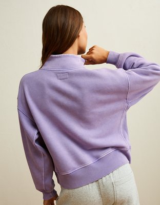 AE Everyday Luxe Quarter-Zip Sweatshirt