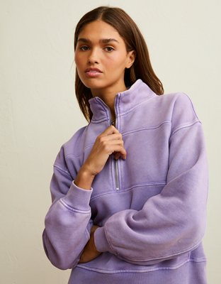 AE Everyday Luxe Quarter-Zip Sweatshirt