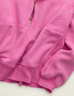 AE Everyday Luxe Quarter-Zip Sweatshirt
