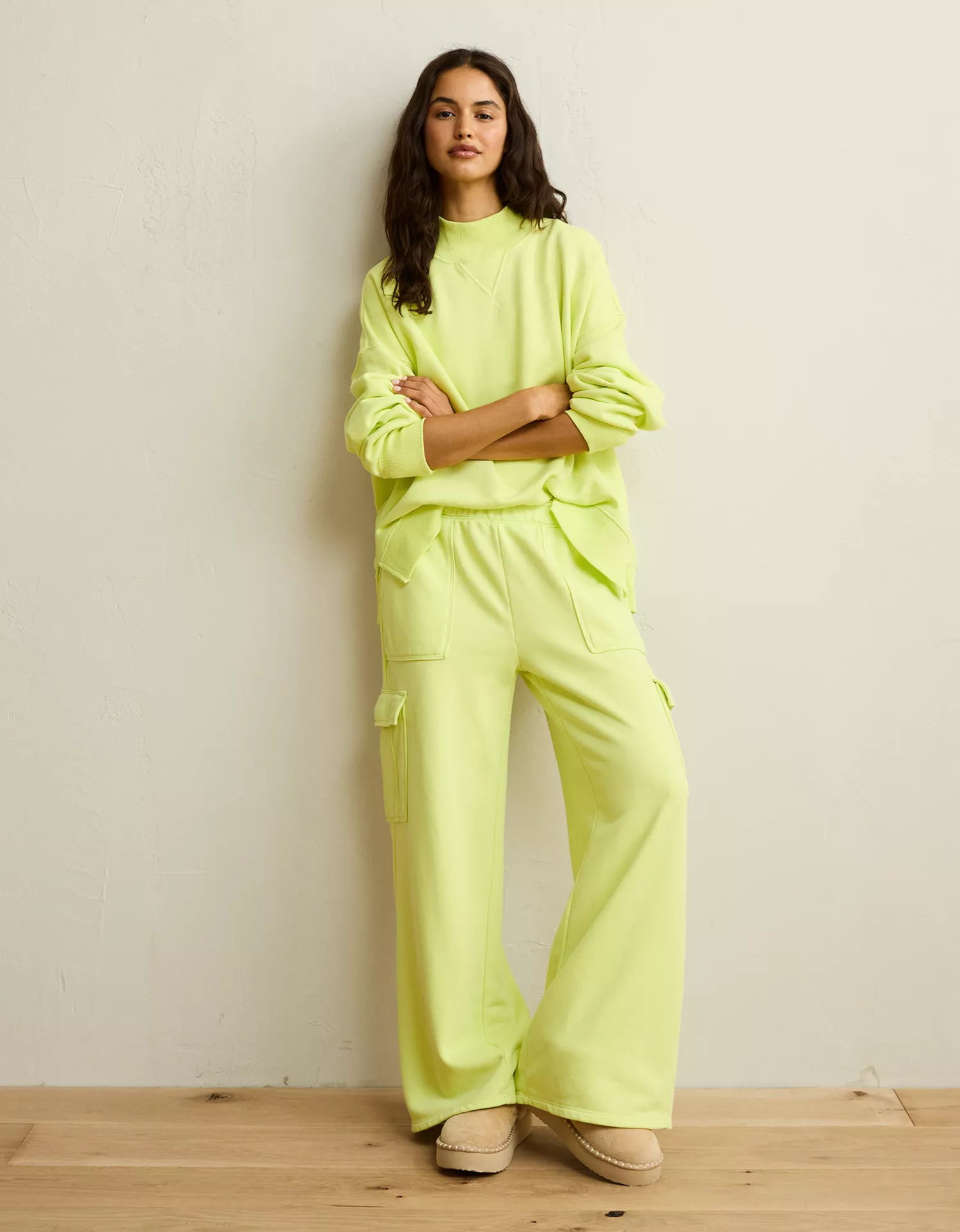 AE Everyday Luxe Mock Neck Sweatshirt - thumbnail 10