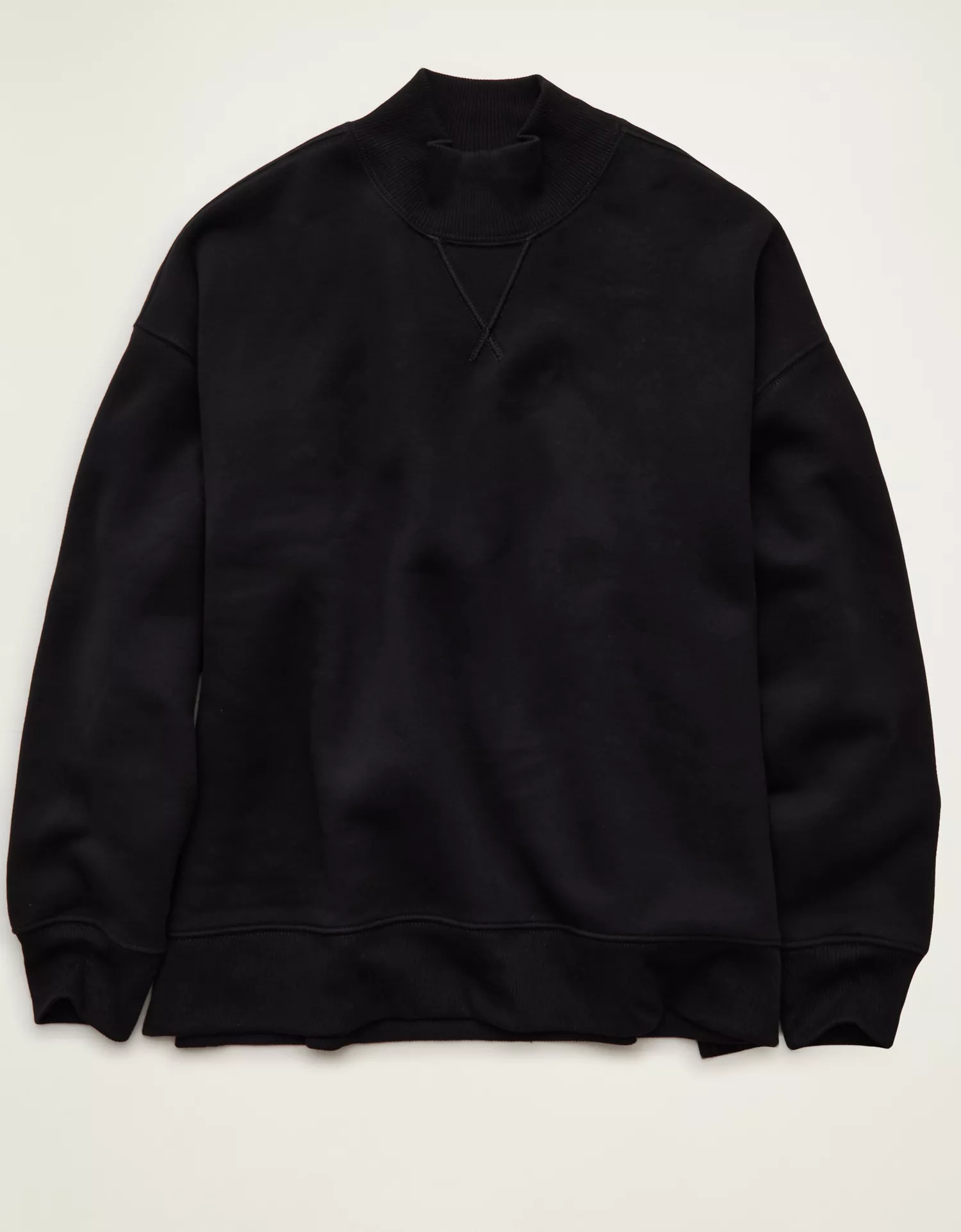 AE Everyday Luxe Mock Neck Sweatshirt - thumbnail 3