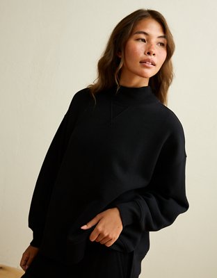 AE Everyday Luxe Mock Neck Sweatshirt
