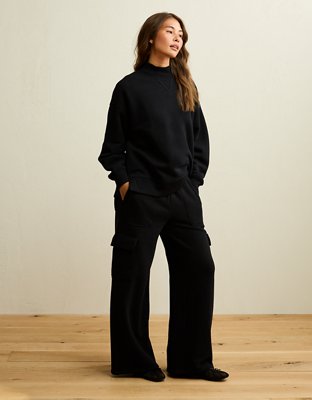 AE Everyday Luxe Mock Neck Sweatshirt