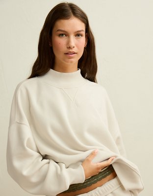 AE Everyday Luxe Mock Neck Sweatshirt
