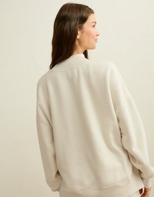 AE Everyday Luxe Mock Neck Sweatshirt