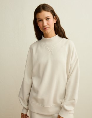AE Everyday Luxe Mock Neck Sweatshirt