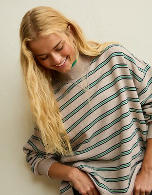 AE Everyday Luxe Mock Neck Sweatshirt