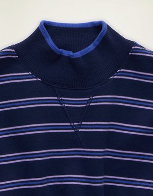AE Everyday Luxe Mock Neck Sweatshirt | American Eagle