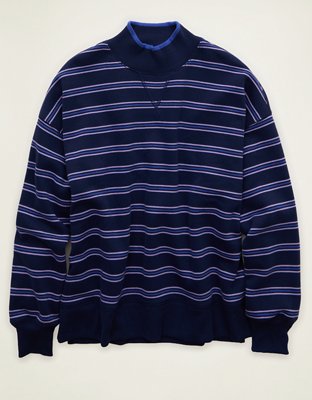AE Everyday Luxe Mock Neck Sweatshirt | American Eagle