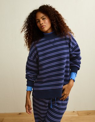AE Everyday Luxe Mock Neck Sweatshirt | American Eagle