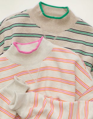 AE Everyday Luxe Mock Neck Sweatshirt