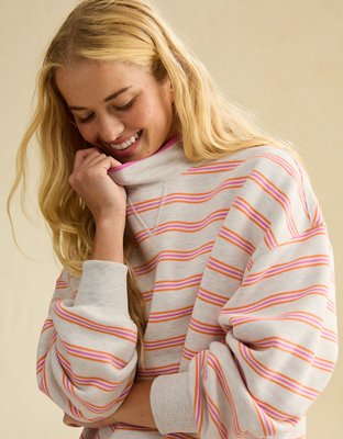 AE Everyday Luxe Mock Neck Sweatshirt