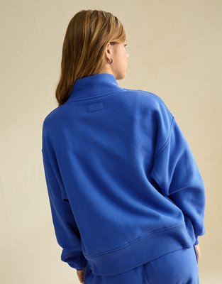 AE Everyday Luxe Quarter-Zip Sweatshirt