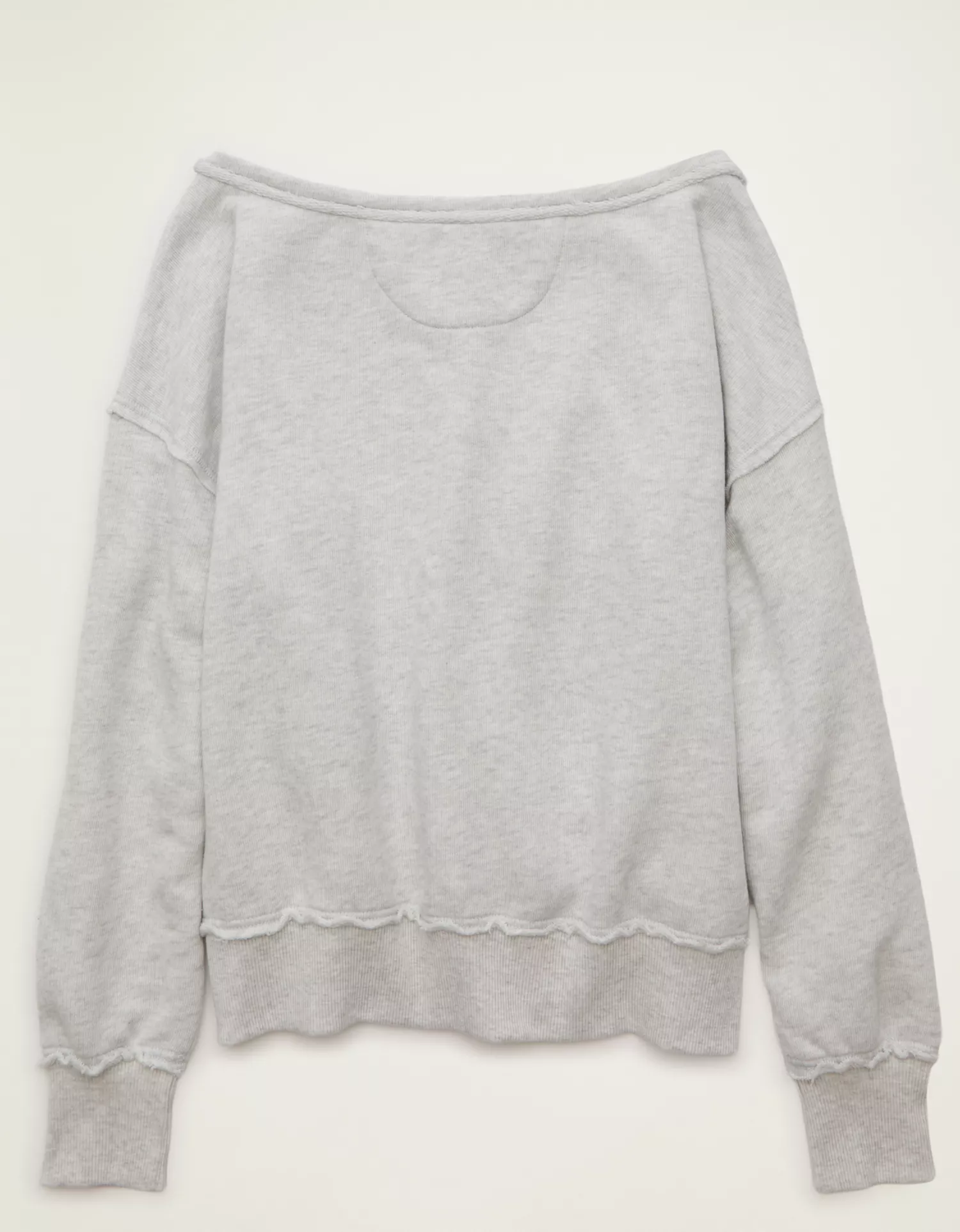 AE Dreamy Fleece Off-the-Shoulder Sweatshirt - thumbnail 4