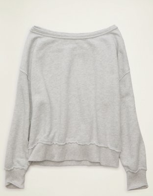 AE Dreamy Fleece Off-the-Shoulder Sweatshirt