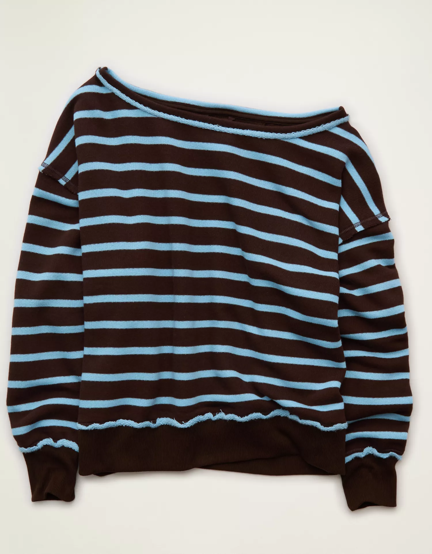AE Dreamy Fleece Off-the-Shoulder Sweatshirt - thumbnail 10