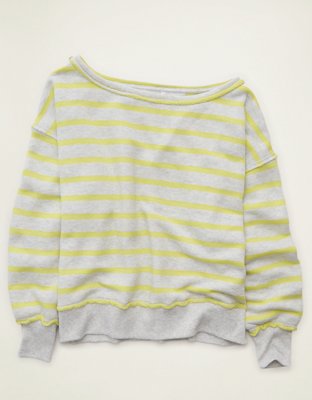 AE Dreamy Fleece Off-the-Shoulder Sweatshirt