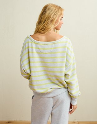 AE Dreamy Fleece Off-the-Shoulder Sweatshirt