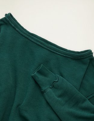 AE Dreamy Fleece Off-the-Shoulder Sweatshirt