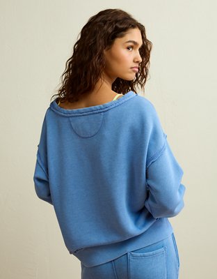 AE Dreamy Fleece Off-the-Shoulder Sweatshirt