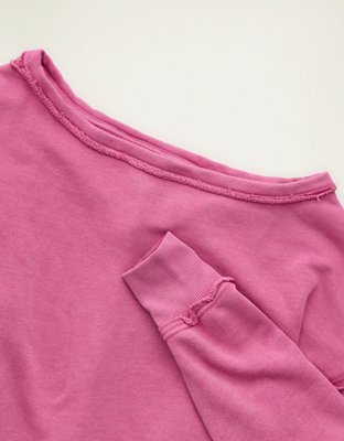 AE Dreamy Fleece Off-the-Shoulder Sweatshirt