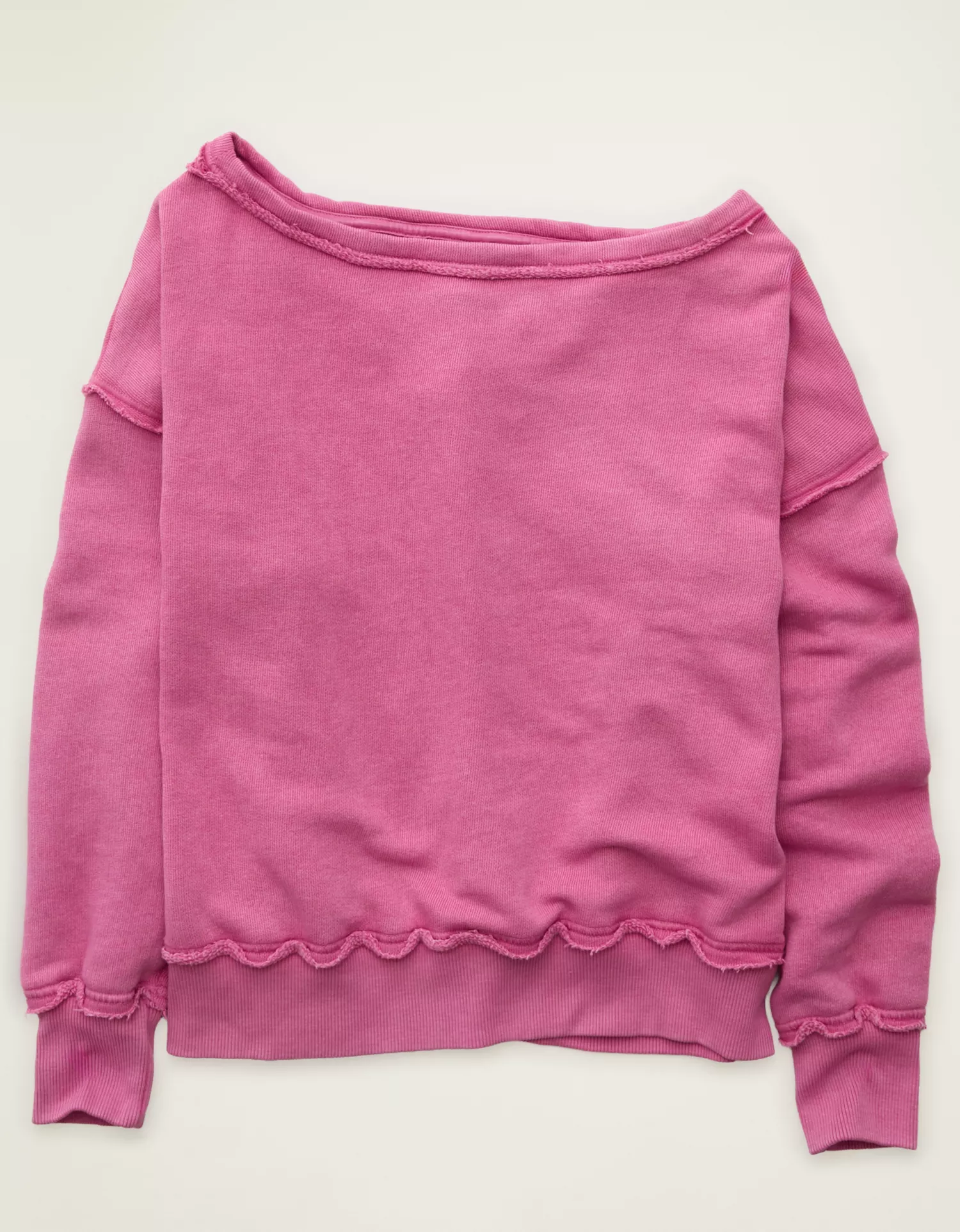 AE Dreamy Fleece Off-the-Shoulder Sweatshirt - thumbnail 4