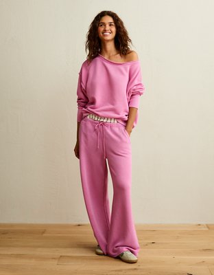 AE Dreamy Fleece Off-the-Shoulder Sweatshirt