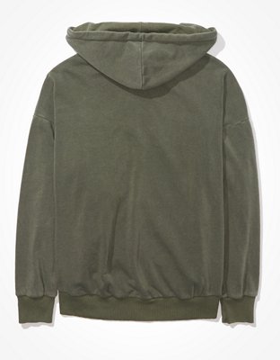 Женские худи American Eagle AE Forever Slouchy Zip-Up Sweatshirt — фото 4
