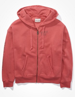 aeae - WEB LOGO FLOWER HOOD ZIP UP