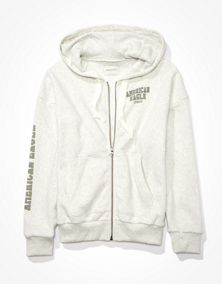 AE Fleece Graphic Zip Up Hoodie