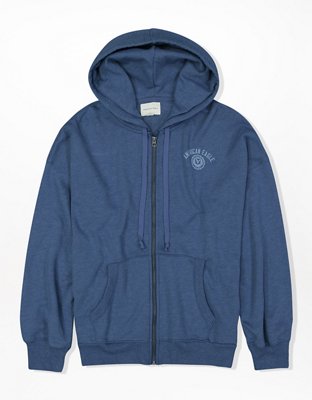 AE Forever Slouchy Zip Up Sweatshirt