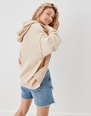 Женские худи American Eagle AE Oversized Textured Zip-Up — фото 3