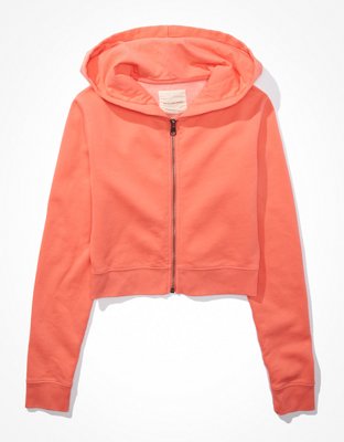 AE Cropped Zip-Up Hoodie