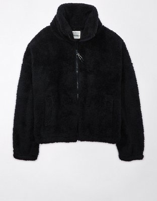 American eagle discount sherpa zip up