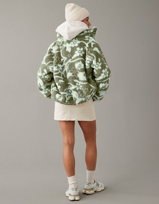 AE Zip-Up Bear Hug Sherpa Sweatshirt