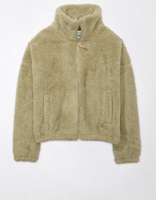 Colorado Plush Sherpa Crop Jacket