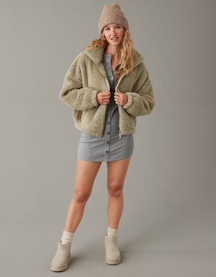 American eagle fuzzy outlet teddy sherpa