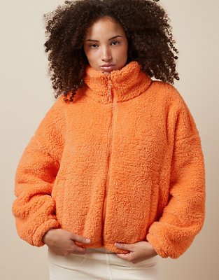 American eagle shop teddy bear jacket