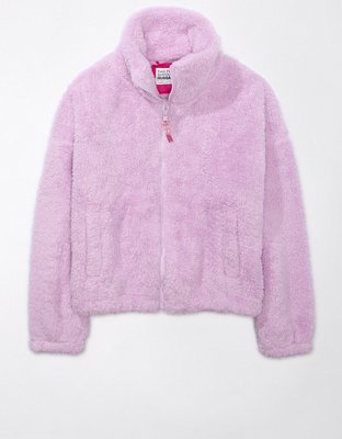 AE Zip-Up Bear Hug Sherpa Sweatshirt
