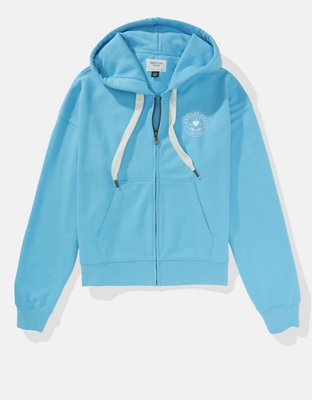 AE Sweatshirt de Fleece con cierre, Logotipo y Gráfico